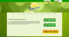 Desktop Screenshot of larasasriresort.com
